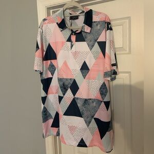 NWT, Men’s polo with graphic design